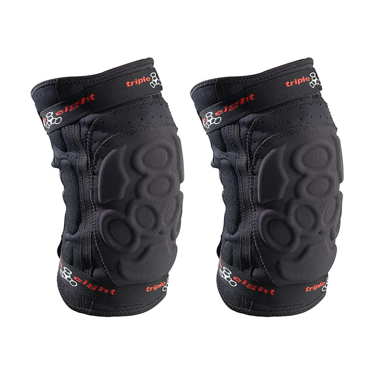 TRIPLE EIGHT PAD SET TRIPLE8 EXOSKIN KNEE SM 61001