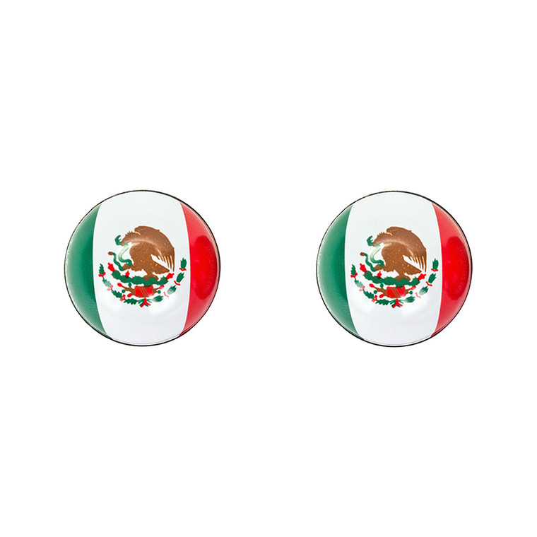 TRICKTOPZ VALVE CAPS TRICKTOPZ FLAG MEXICO 1pr/PK FGC-MX-2PK