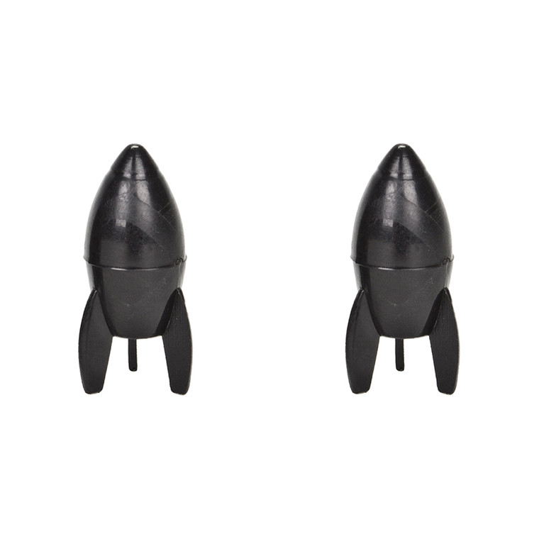 TRICKTOPZ VALVE CAPS TRICKTOPZ PRESTA ROCKETS BK 1r/PK PRC-BK-2PK