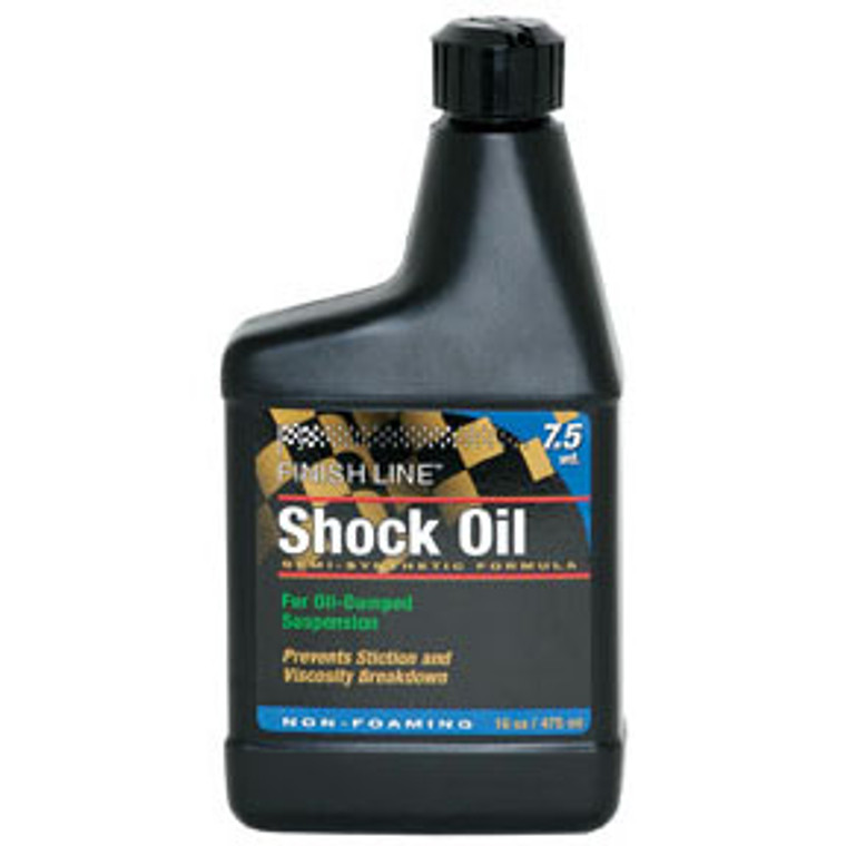 Semi-Synthetic Shock Oil, 7.5wt - 16oz