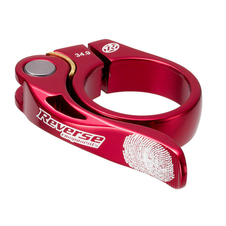 Long Life Q/R Seatpost Clamp, 34.9mm, Red