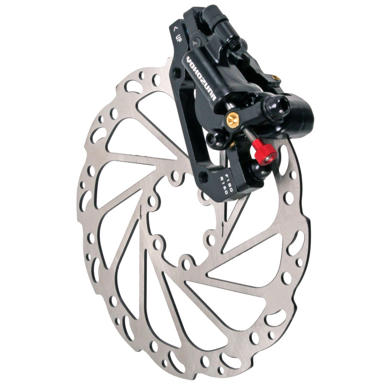 Motoko Rear Disc Brake, 74mm/160mm - Black