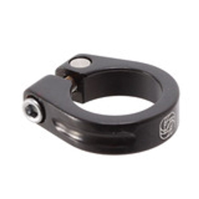 Clench Seat Clamp w/ Bolt, 31.8mm Black