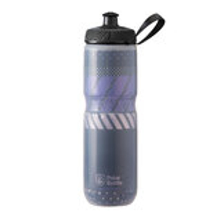 Sport Insulated Bottle, 24oz - Tempo Charcoal/Pink