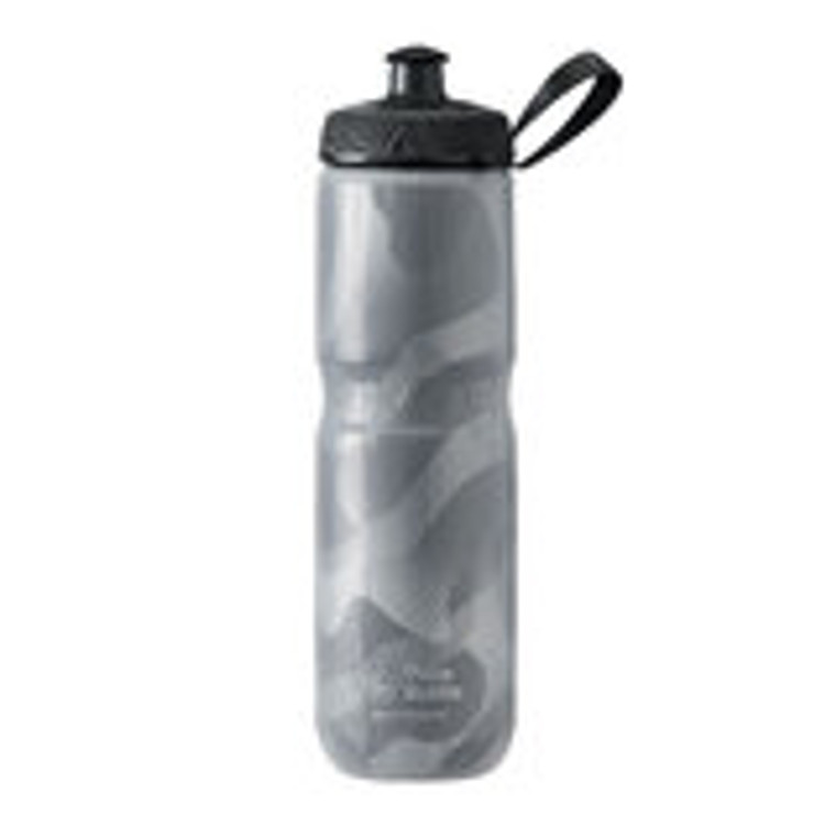 Sport Insulated Bottle,24oz- Contender Charcoal/Silver