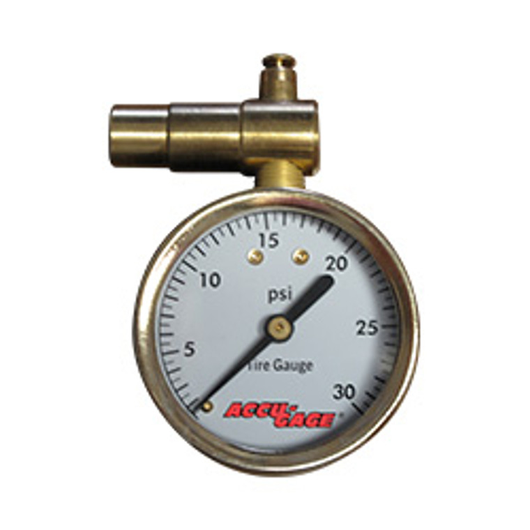 Presta Valve Dial Gauge - 30psi