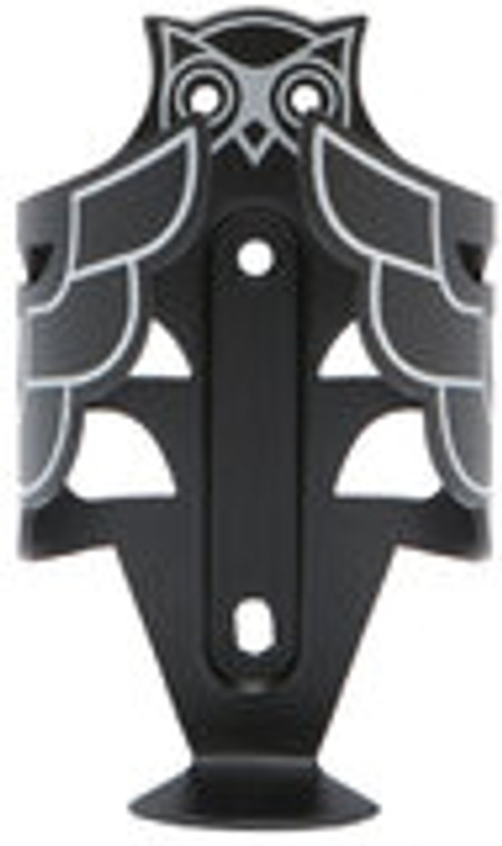 The Owl Cage Bottle Cage, Black/Silver