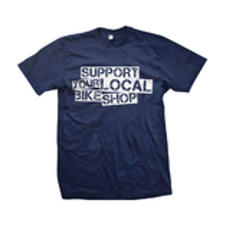 Support Tee, Blue - M