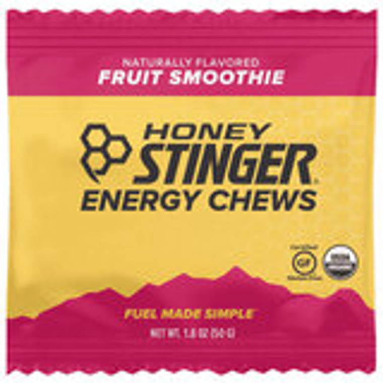 Organic Energy Chews, Fruit Smoothie 12/Box