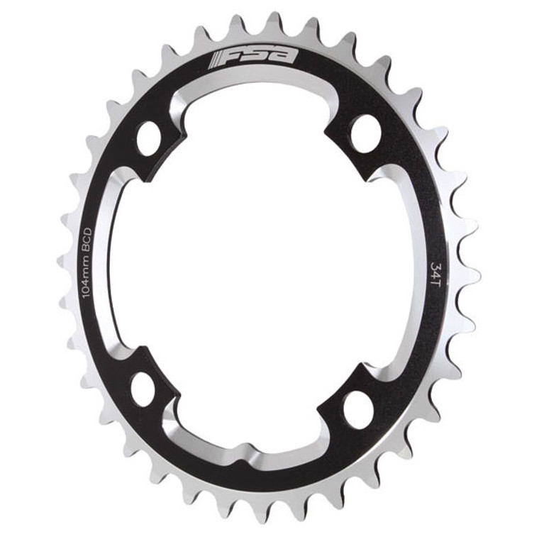DH 3mm Chainring, 104BCD x 34T - Black
