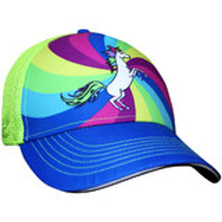 Unicorn Swirl 5-Panel Hat, Multicolor