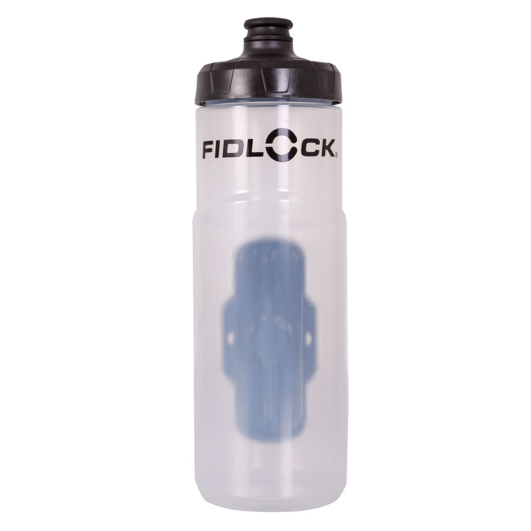 BottleTwist Water Bottle w/Overmold, 20oz - Clear