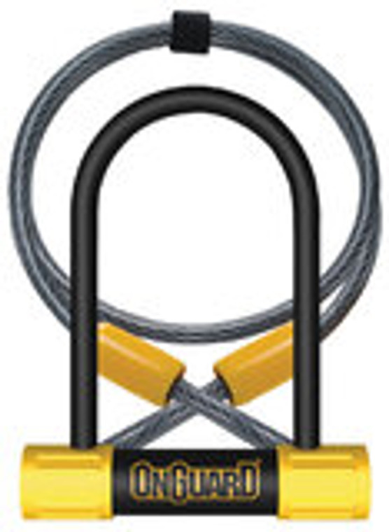 Bulldog Mini DT U-Lock w/Cable, 3.5x5.5"