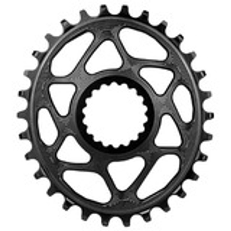 Spiderless E*Thirteen DM Oval Chainring, 32T - Black