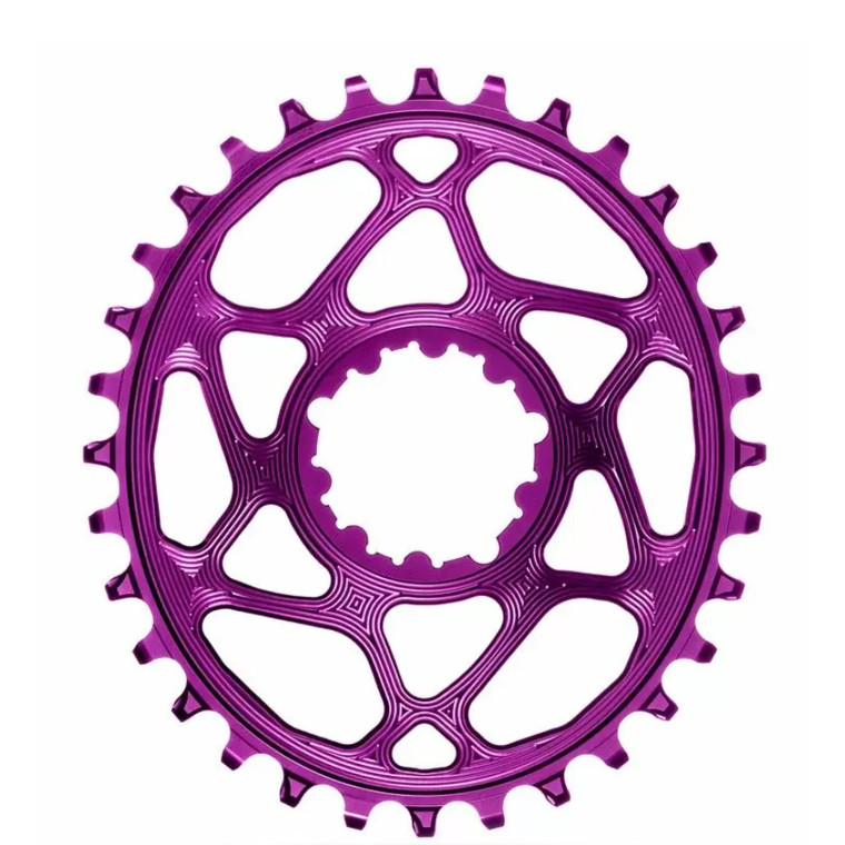 Oval SRAM DM (Boost 3mm Offset) Chainring, 30T - Purpl