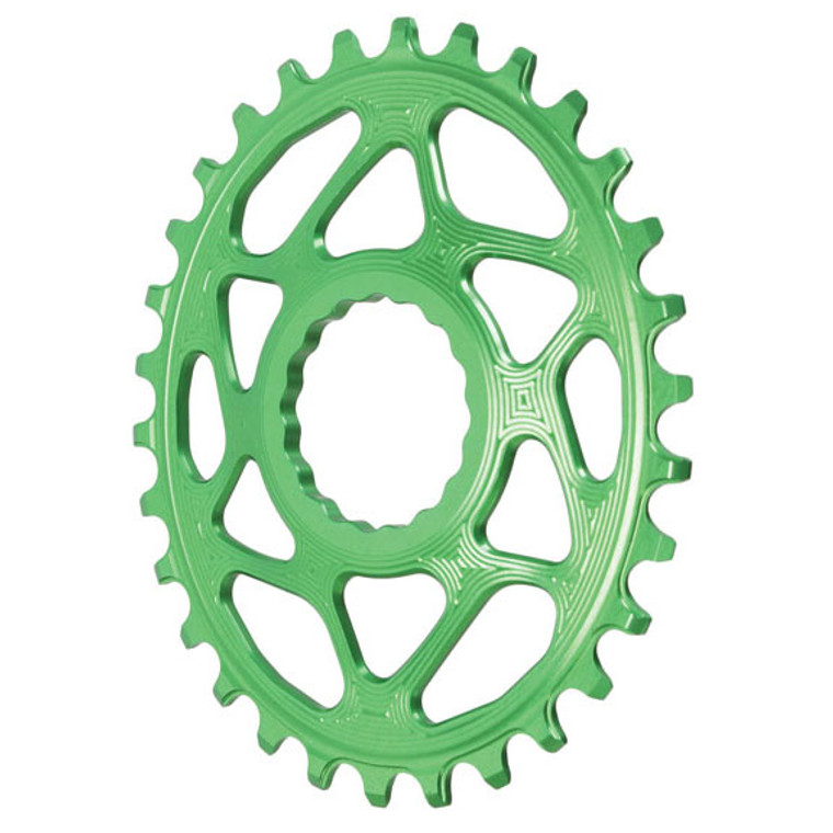 Oval Cinch DM Boost Chainring, 30T - Green
