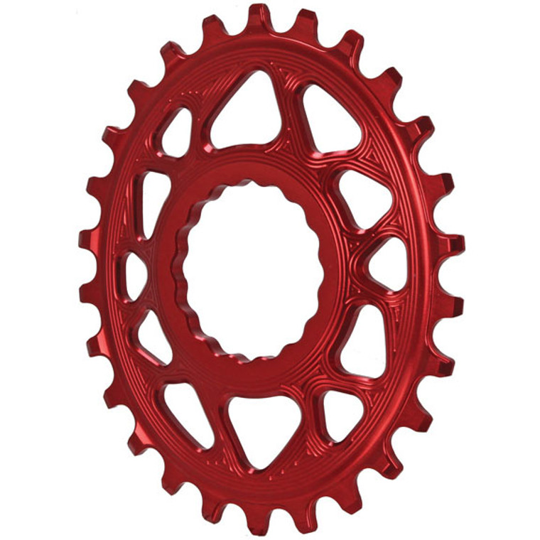 Oval Cinch DM Boost Chainring, 26T - Red