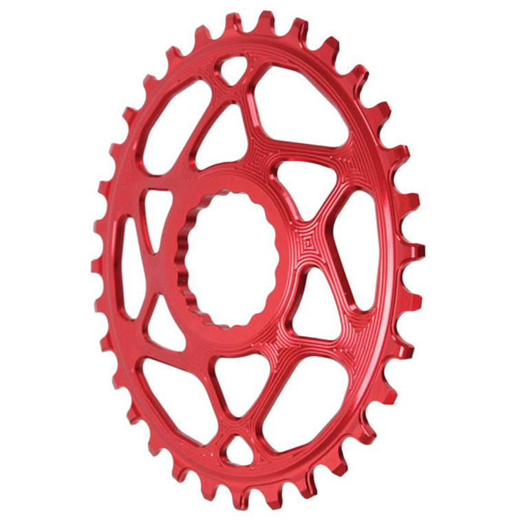 Oval Cinch DM Boost Chainring, 32T - Red