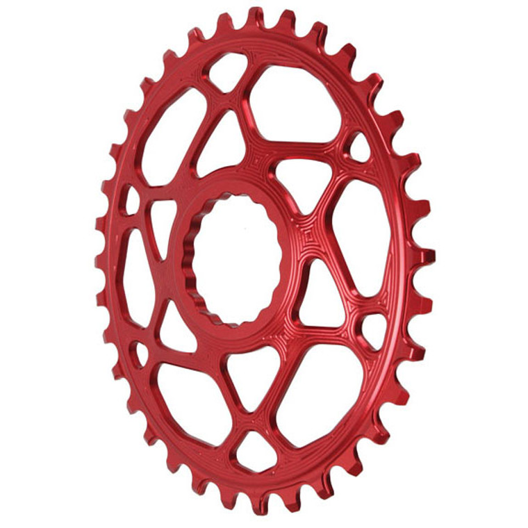 Oval Cinch DM Boost Chainring, 34T - Red