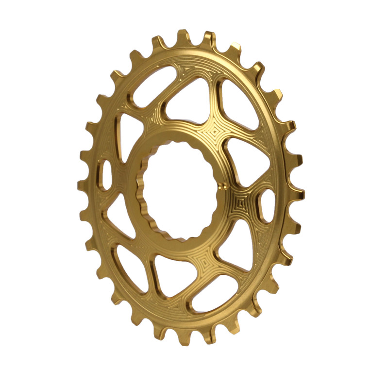 Oval Cinch DM Boost Chainring, 28T - Gold