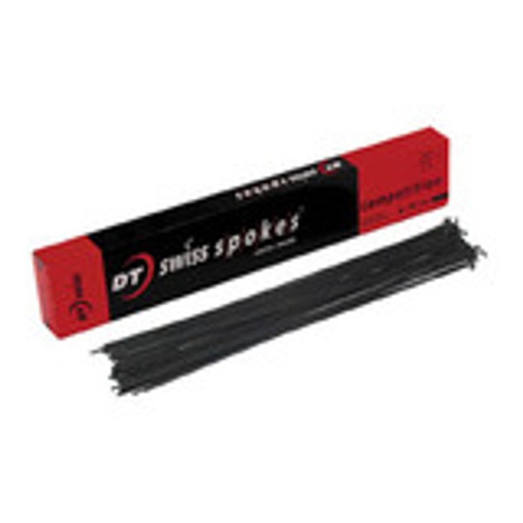 Competition Spoke, Blk DB14g - 100/Box 258mm
