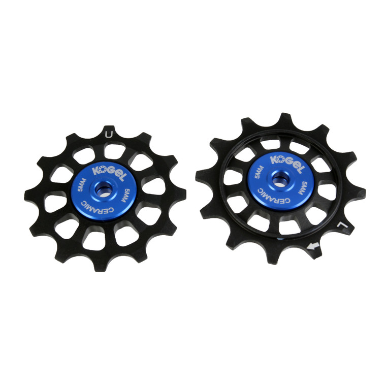 12/12T Hybrid Ceramic Pulley Set Shim 11, Cross - Blk