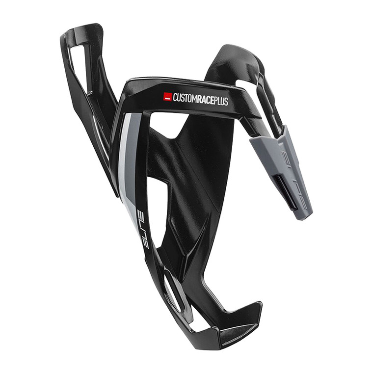 ELITE BOTTLE CAGE ELITE CUSTOM RACE PLUS GLOSS BK/WH 8020780000000