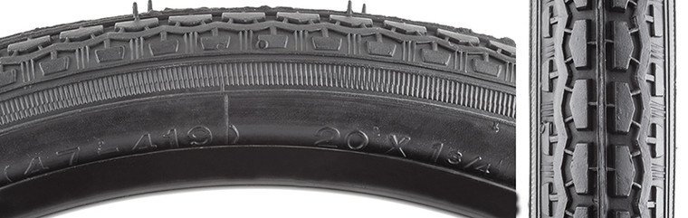 SUNLITE TIRES SUNLT 20x1-3/4 S7 BK/BK STREET WIRE 72774059300