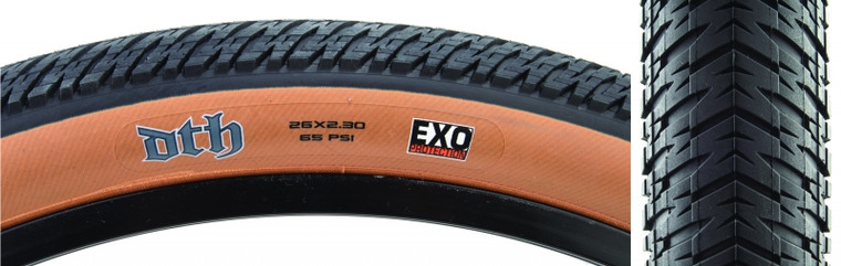 MAXXIS TIRES MAX DTH 26x2.3 BK/DSK WIRE/60 SC/EXO 4717780000000