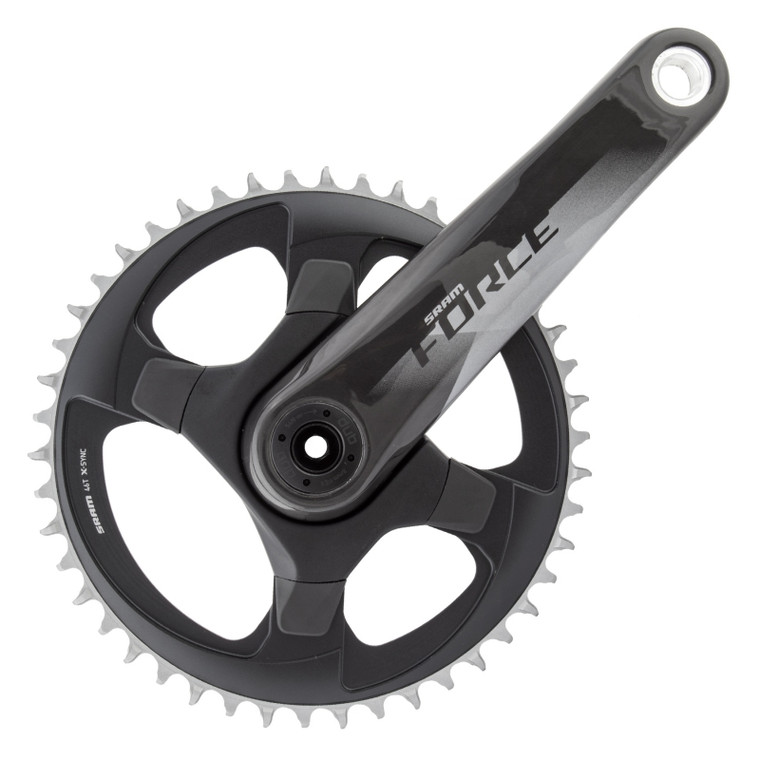 SRAM CRANKSET SRAM FORCE AXS 1x 170x46 DUB NoBB GLOSS-CRBN 710846000000