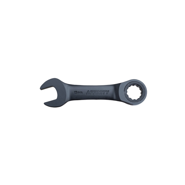 AFFINITY TOOL PEDAL WRENCH AFFINITY SLIM COMBO 15mm-BOX/OPEN-END SHORT OIL-SLICK 850015000000