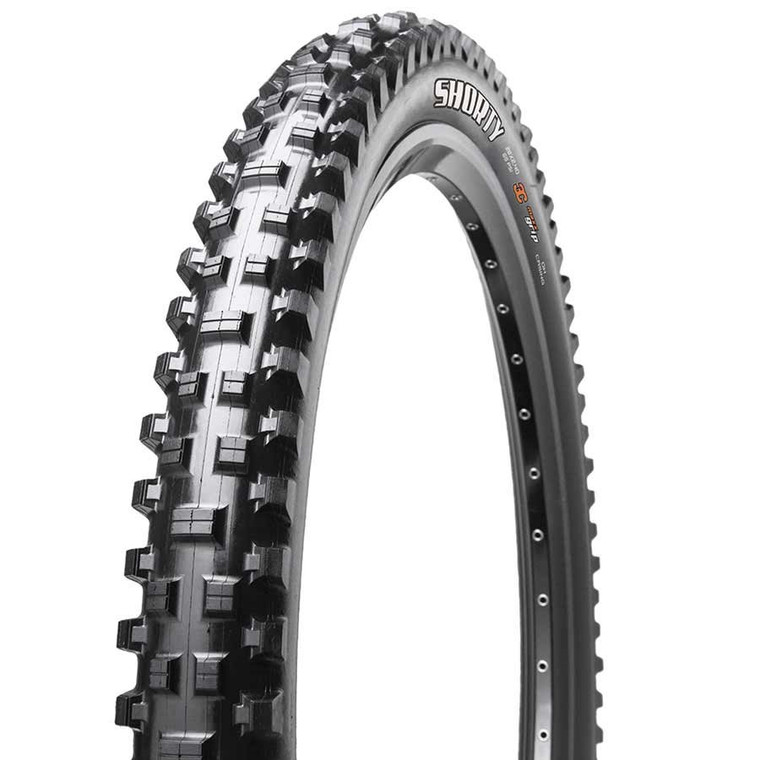 Maxxis, Shorty, Tire, 29''x2.50, Folding, Tubeless Ready, 3C Maxx Grip, 2-ply, Wide Trail, 60TPI, Black