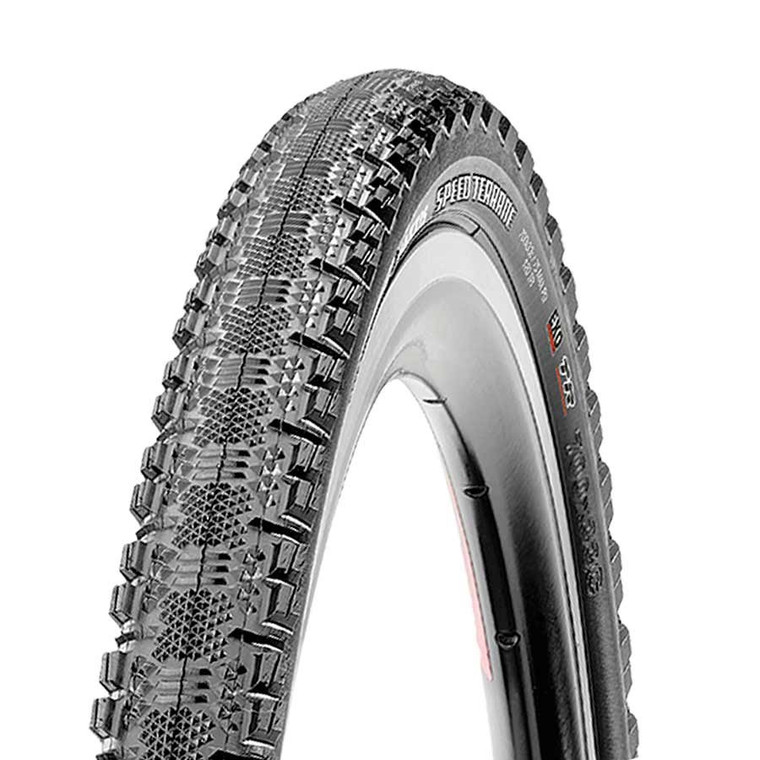 Maxxis, Speed Terrane, Tire, 700x33C, Folding, Tubeless Ready, Dual, EXO, 120TPI, Black