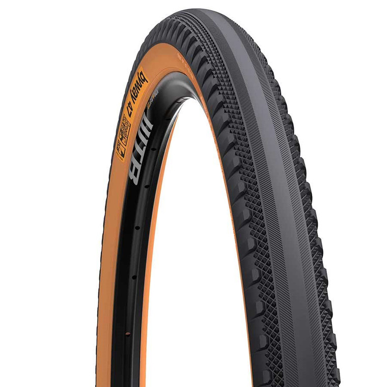 WTB, Byway Road, Tire, 650Bx47C, Folding, Tubeless Ready, DNA, Tanwall