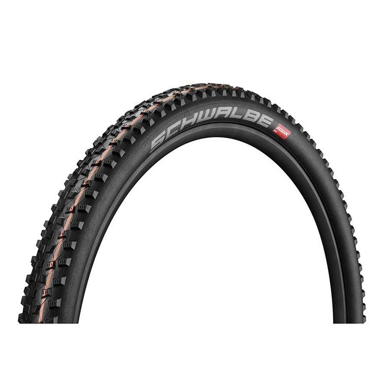 Schwalbe, Rocket Ron Addix, Tire, 27.5''x2.25, Folding, Tubeless Ready, Addix Performance, TwinSkin, 67TPI, Black