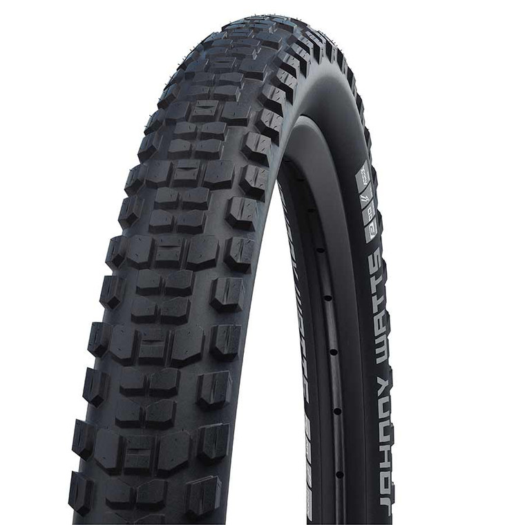 Schwalbe, Johnny Watts, Tire, 27.5''x2.35, Folding, Addix E, SnakeSkin, Perf, DoubleDefense, RaceGuard, Black