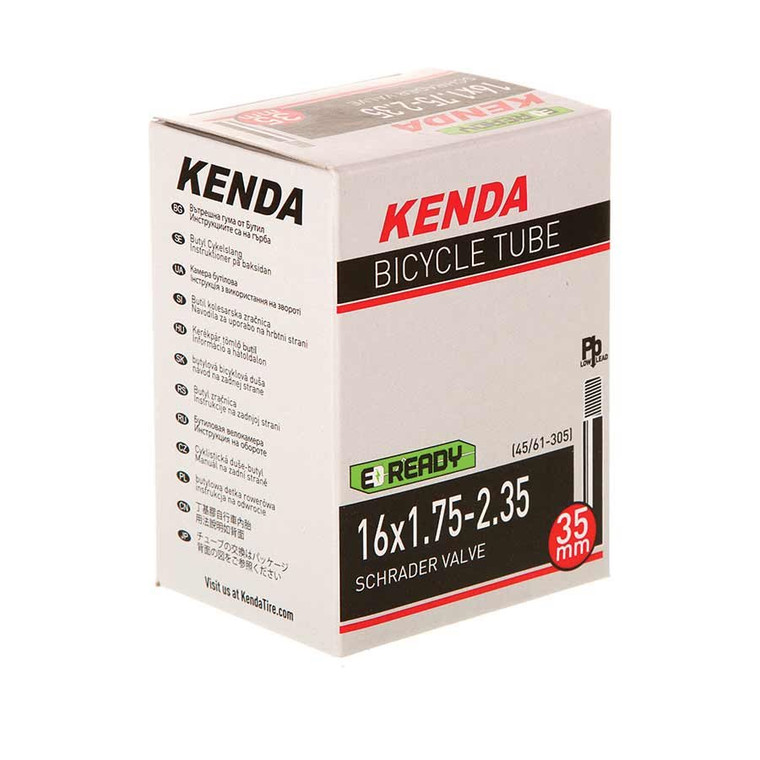 Kenda, Schrader, Tube, Schrader, Length: 35mm, 16'', 1.75-2.35