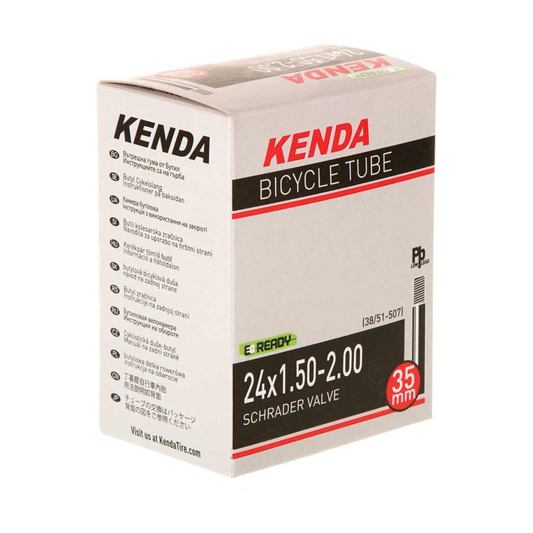 Kenda, Schrader, Tube, Schrader, Length: 35mm, 24'', 1.50-2.00