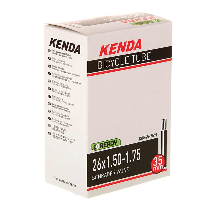Kenda, Schrader, Tube, Schrader, Length: 35mm, 26'', 1.50-1.75
