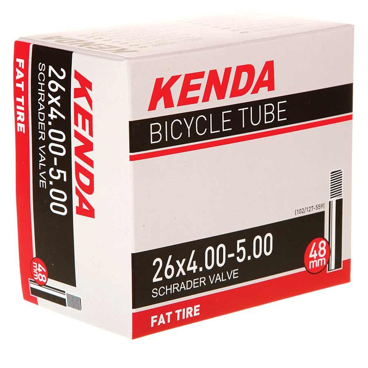 Kenda, Schrader, Tube, Schrader, Length: 48mm, 26'', 4.00-5.00