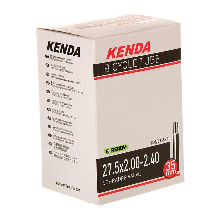 Kenda, Schrader, Tube, Schrader, Length: 35mm, 27.5'', 2.00-2.40