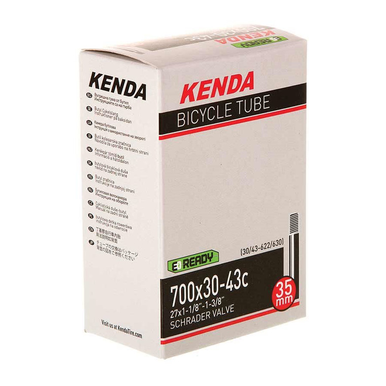 Kenda, Schrader, Tube, Schrader, Length: 35mm, 700C, 30-43C
