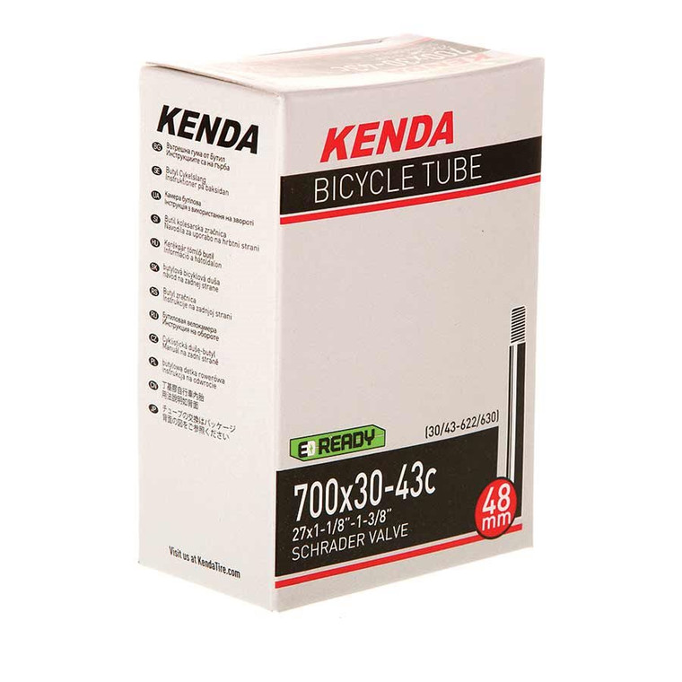 Kenda, Schrader, Tube, Schrader, Length: 48mm, 700C, 30-43C