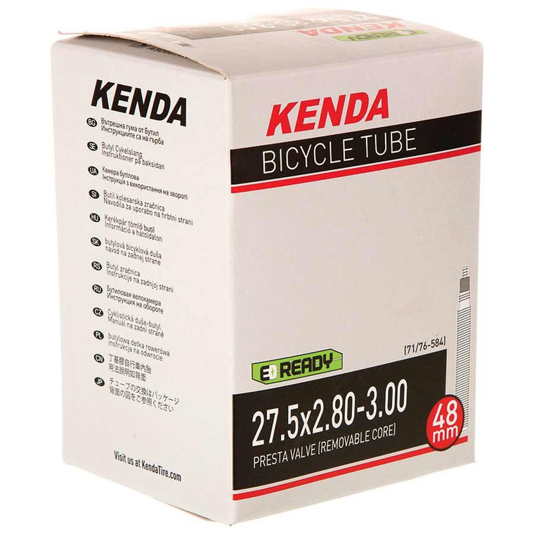 Kenda, Presta, Tube, Presta, Length: 48mm, 26'', 1.50-1.75