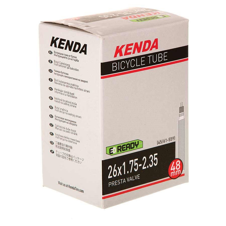 Kenda, Presta-Removable Valve Core, Tube, Presta, Length: 60mm, 650C, 25-35C