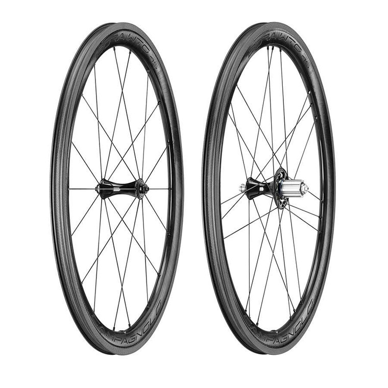 Campagnolo, Bora WTO 45 Dark, Wheel, Front and Rear, 700C / 622, Holes: F: 18, R: 21, QR, F: 100, R: 130, Rim, Campagnolo, Set