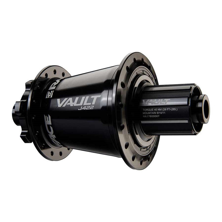 Race Face, Vault, Disc Hub, Rear, 32H, 12mm TA, 148mm, Shimano, Black