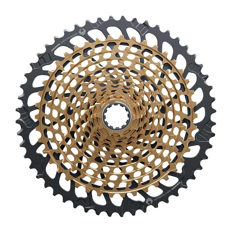 SRAM, XG-1299 XX1 Eagle, Cassette, Speed: 12, 10-52T, Gold