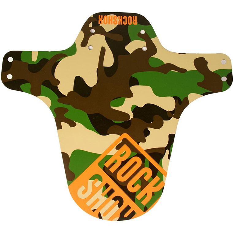 RockShox, Fender, Front Fender, 26''-29'', Full Camo with Orange