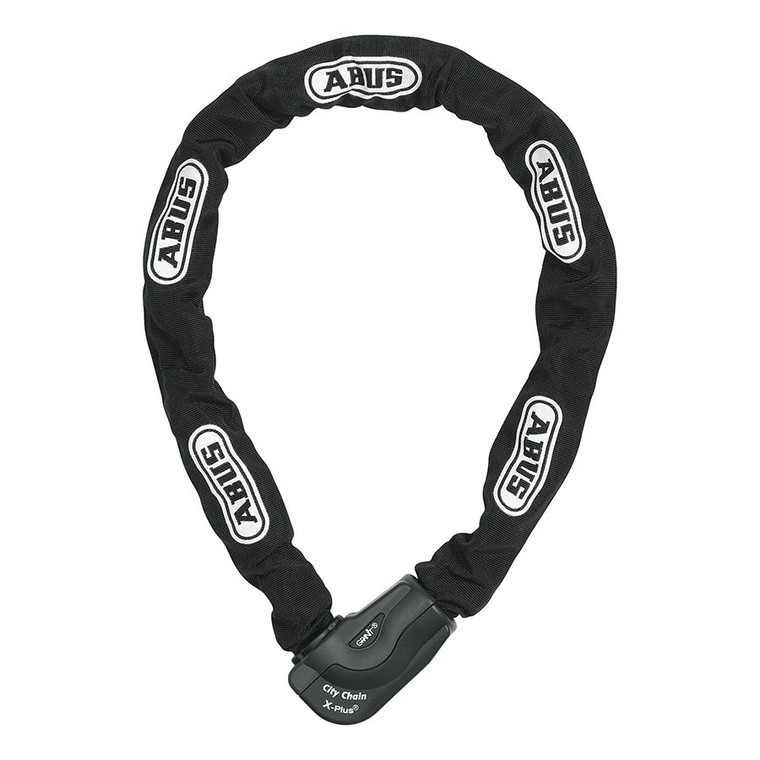 Abus, Granit CityChain XPlus 1060K, Chain Lock, Key, 10mm, 110cm, 3.6', Black